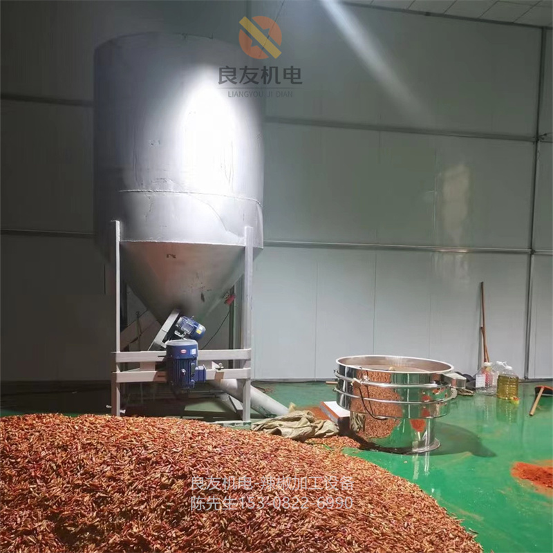 辣椒面振動篩|吸料機